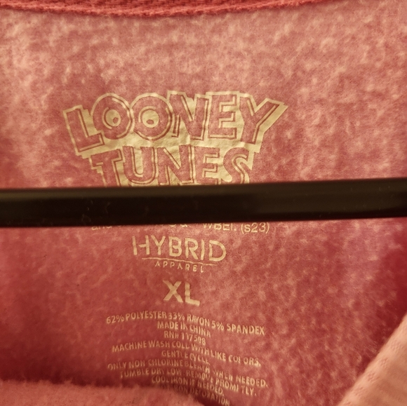 Womens Looney Tunes Tweety Pink Long Sleeve Sweatshirt Size XL #S477 - Picture 2 of 5